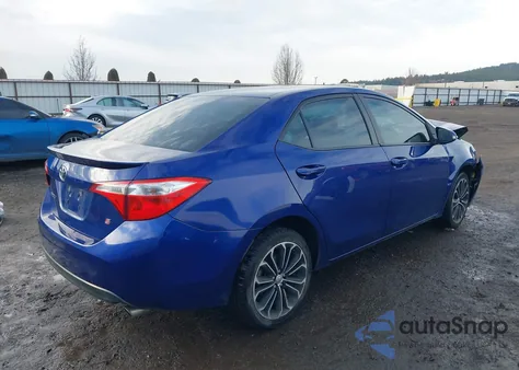 2014 Toyota Corolla S Plus z USA, uszkodzony, nr VIN 2T1BURHE7EC007168